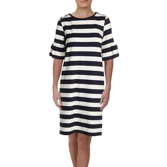 NWT Lauren Ralph Lauren Kitsu Striped Dress - Picture 1 of 16